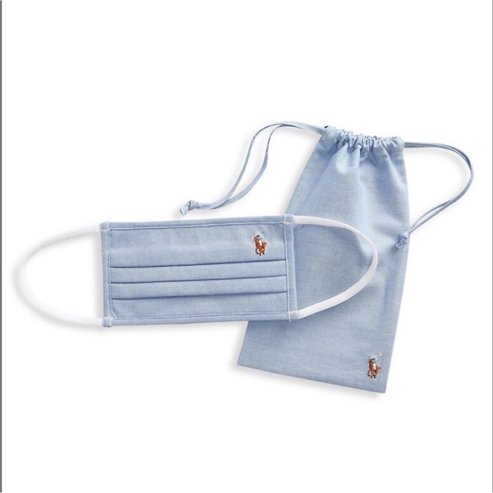 Polo Ralph Lauren Face Mask Medium/large Blue Polo Horse